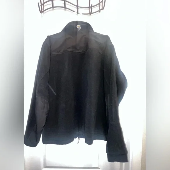 Mountain Hard Wear Jacket XL Black Men's Gore Wind Stopper Zip Up fleece